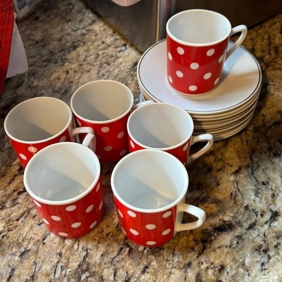 Espresso cup and saucer set - Picture 1 of 4